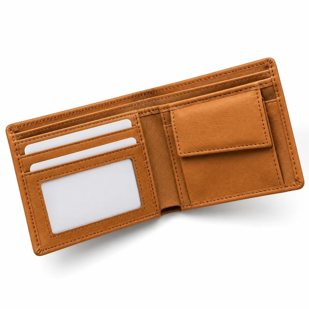 Benetton Embossed Bi-Fold Wallet with ID Window - view 2